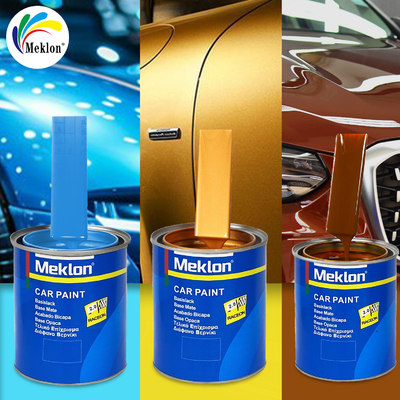 1k2k Hochverkauf Umweltfreundliche Autoreparatur Farbe Metall Gold Autolack