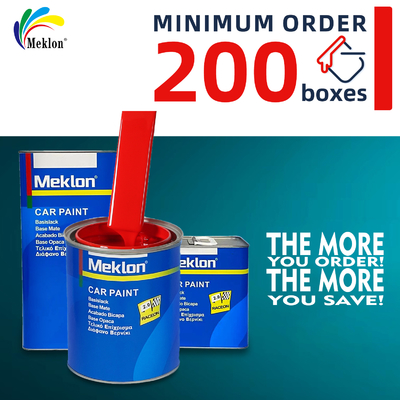 Hochleistungs-Reparatur-Autolack, Hochglanz und leicht zu spritzendes, leuchtendes Rot für Autos