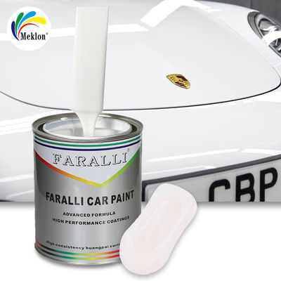 1K Ferrari Bestseller Effizient und schnell trocknender reinweißer Autolack