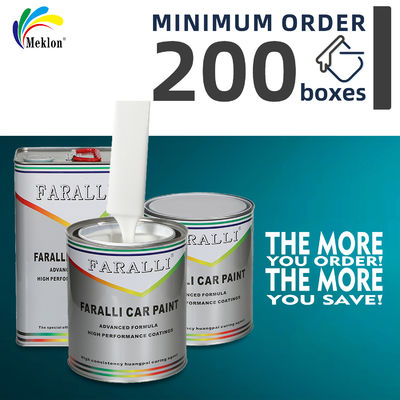 1K Ferrari Bestseller Effizient und schnell trocknender reinweißer Autolack