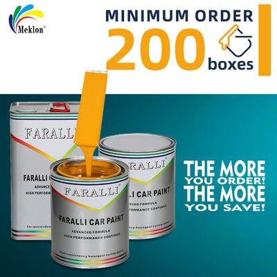 Hochleistungs-Wetterfest Low-Cost Hersteller Direktverkauf Gelbe Autolack