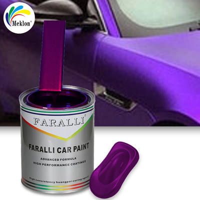 1K2K Selbstnivellierender, funkelnder, violetter Autolack, Reparatur, Farbabgleich mit dem originalen Fabrikfarbton