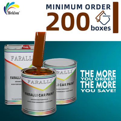 1K2K Umweltfreundliche braune Autolackierung mit Kratzfestigkeit und Hochtemperaturbeständigkeit