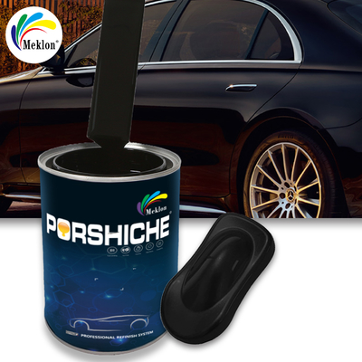 Hersteller Direktverkäufe Schnelle Trocknung Hohe Abdeckung Dunkelschwarze Autoreparaturfarbe