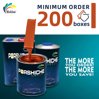 Hochglänzende, haltbare und abriebfeste Metall-Orangen-Autoreparaturlackierung