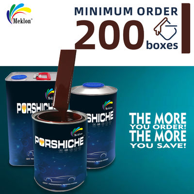 1K2K UV-beständig, witterungsbeständig und abriebfest, hochglänzend schwarz rot Autoreparaturlack