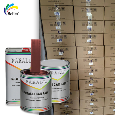 Rote Hochleistungs-Automotive Auto Refinish Reparatur Beschichtung Autofarbe Cooper Pulver Autofarbe Trocknungszeit 2-3 Stunden