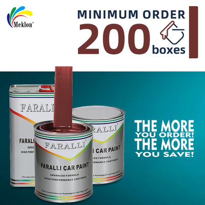 Rote Hochleistungs-Automotive Auto Refinish Reparatur Beschichtung Autofarbe Cooper Pulver Autofarbe Trocknungszeit 2-3 Stunden