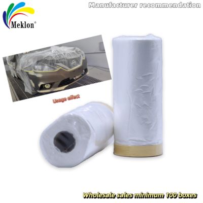 Automotive Paint Masking Film Supplier For Dust And Dirt Prevention Without Leaving Glue