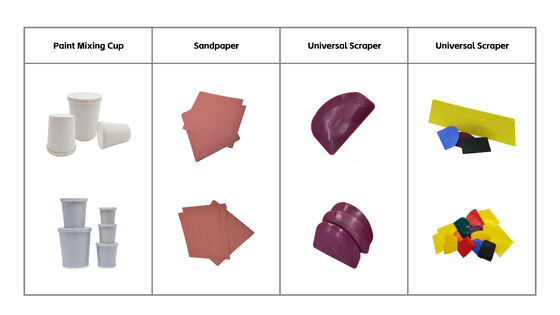 Vielfalt an Autolacken und Beauty-Zubehör zur Auswahl