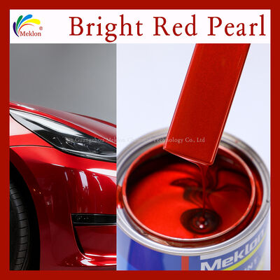 Meklon Bright Red Pearl High Chroma Kratzfester Lack für die Autoreparatur