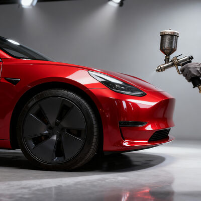 Meklon Bright Red Pearl High Chroma Kratzfester Lack für die Autoreparatur