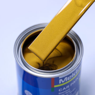 100% abgestimmt MK-M418 Acryl Veredelung Autofarbe Spray 1K Basecoat Gold Silber (gelb) Autofarbe zur Reparatur von Autos