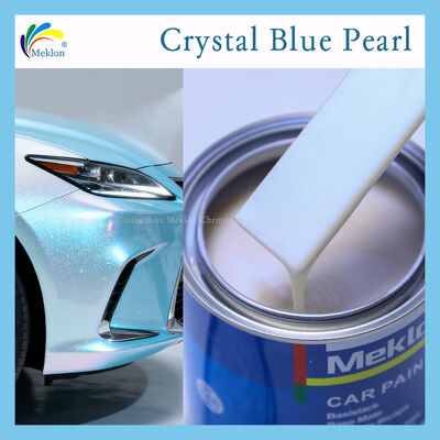 High Gloss Crystal Blue Pearl Acrylic Automotive Car Refinish Paint Weather Resistant Car Paint for Car Repair