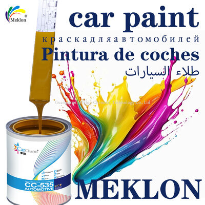 2K Schlammgelber Acryl-Autolack mit Sprühanwendung, flüssige Beschichtung, Autolack für Autoreparatur & -renovierung