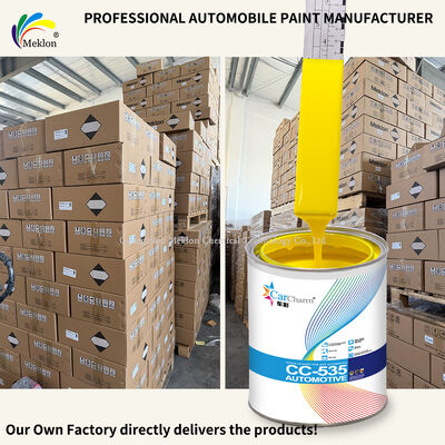 2K Zitronengelb Acrylfarbe Automotive Auto Veredelung Beschichtung & Paintt Industriezweck Auto Reparatur & Renovierung