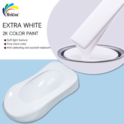 2K Extra Weiß Acrylfarbe Autolack Automobil Lackierung & Farbe
