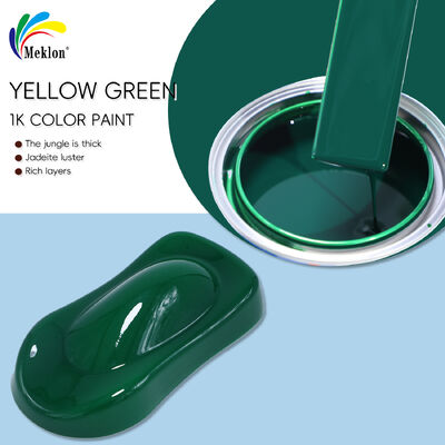Autoreparaturfarbe 117 Gelb Grün 1L Acryl Industriewetterfest Yatu Standard Custom 7-14 Tage
