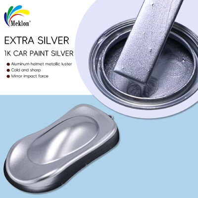 Autoreparatur Farbe 410 Extra Silber 1L Acryl Metall Präzisionsmischfabrik 7-14 Tage