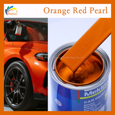 High Solid Orange Red Pearl Autolack, lichtbeständig, kundenspezifischer Autolack OEM & ODM