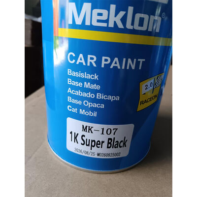 ML-137P 1K Reinschwarzer Acryl-Autolack Hochglänzender Vollfarb-Autoreparaturlack für die Karosseriereparatur