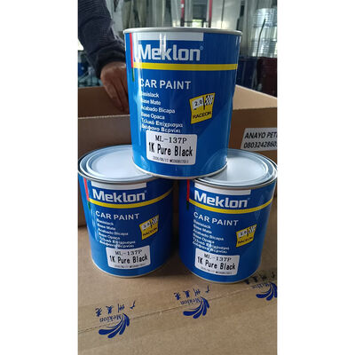 ML-137P 1K Reinschwarzer Acryl-Autolack Hochglänzender Vollfarb-Autoreparaturlack für die Karosseriereparatur