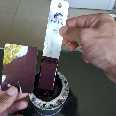 ML-137P 1K Reinschwarzer Acryl-Autolack Hochglänzender Vollfarb-Autoreparaturlack für die Karosseriereparatur