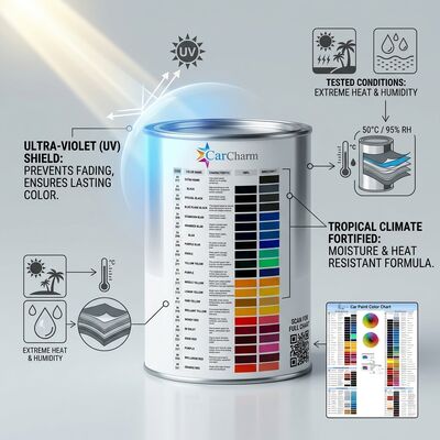 Hersteller-Bestseller UV-beständige Acryl-Autoreparaturlacke