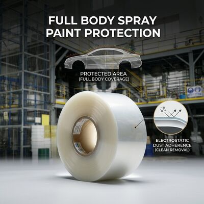Car Full Body Shielding Film Spray Protection Covering Film Electrostatic Adsorption Shielding Film