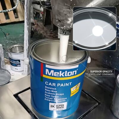 L-688 2K Super White Acrylic Automotive Paint High Gloss Coating for Car Body Refinishing Repair