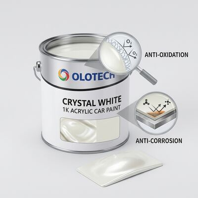 Kristallweiß 1K Autolack Basislack Anti-Oxidation Acrylmaterial und Anti-Korrosion