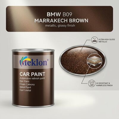 UV-beständige braune Autofarbe praktisch harmlos für BMW B09 Marrakesch