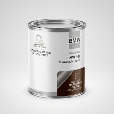 UV-beständige braune Autofarbe praktisch harmlos für BMW B09 Marrakesch