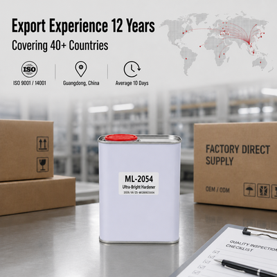 ML-2054 2K Automotive Paint Hardener High Gloss Curing Agent for Car Body Refinishing
