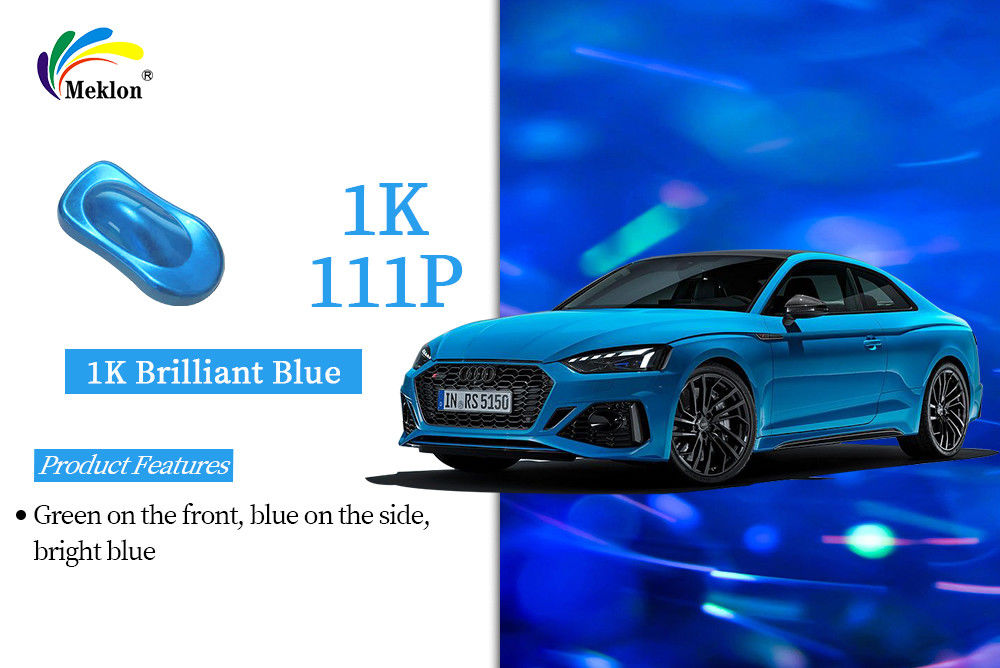 1K Brilliant Blau Karosseriebeschichtung Autofarbe rostfeste schnell trocknende 1K Metallfarbe