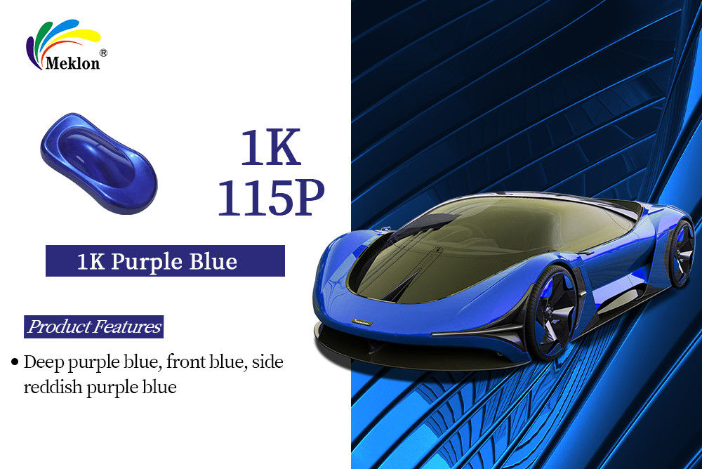 Anti-Fade Hochglanz 1K Lila Blau Metallische Basisfarbe Farbe Autofarbe