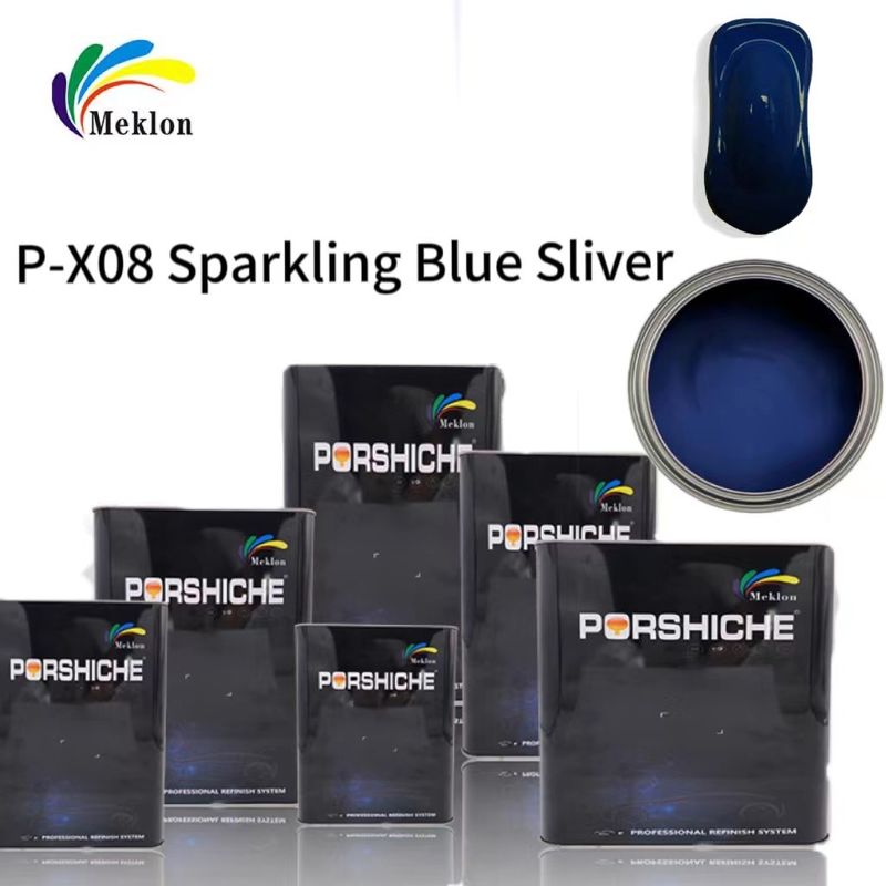 Nicht-toxischer Metall-Silber-Auto-Farbstoff Wasserdicht Stabil funkelnd blaue Farbe