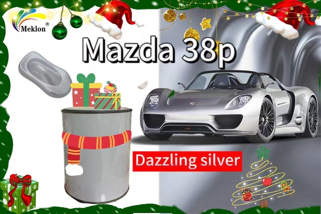 38P Silberfarbe mit schillernder Wirkung für Mazda Auto Beschichtung