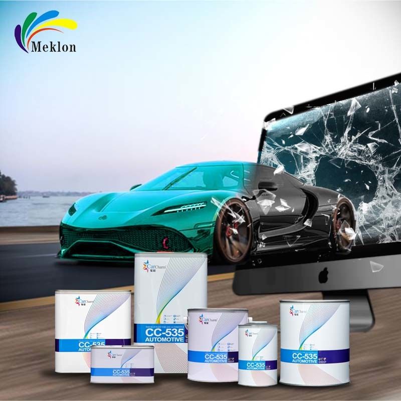 Bereit gemischte Autolack für Audi LX5D Gletscherblau mit Farbvergleichsmantel