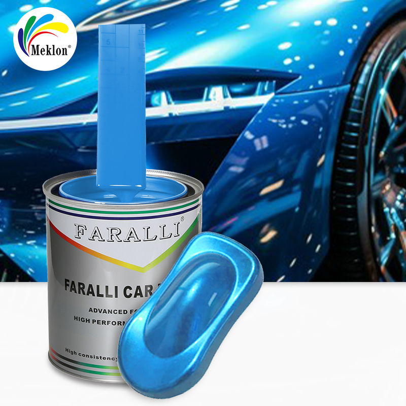 1K Frost Schnee Blau Glanz Acryl Feste Farben Autofarbe für Gebrauchtwagen Karosserie Reparatur