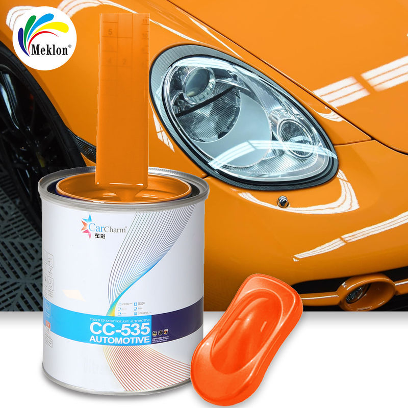 Autofarbe Ausgezeichnete Abdeckung 1K 2K orange Farbe Automobil Basismantel Veredelung Autofarbe