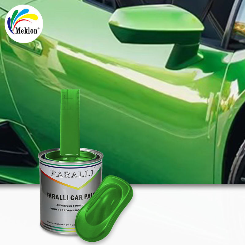 Fahrzeugfarbe Lack Grüne Farbe Hersteller Hochleistungs-Autofarbe Lieferanten Klarfarbe 2K Automotive Farbe