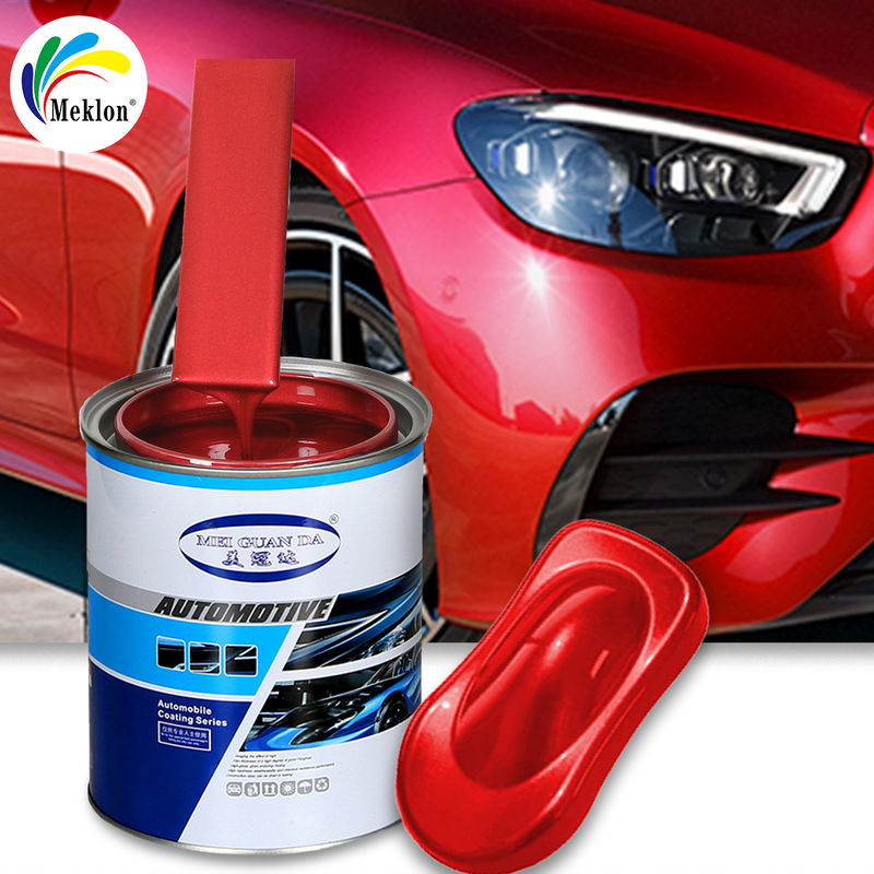 1K Red Car Refinish Paint unabhängige Forschungs- und Produktionsteams mit Masterbatch-Diagrammen und Farbkarten