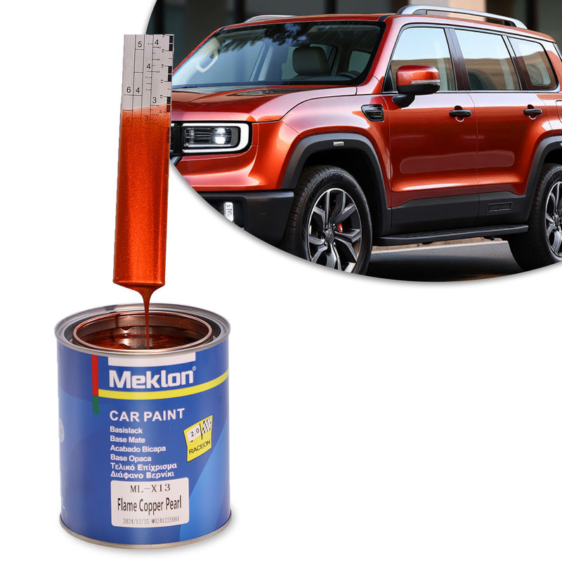 Automobil 1K Flamme Kupfer Perle Acryl Flüssigkeitsbeschichtung Einfache Anwendung Autolackmischsystem Fabrik Großhandelspreis für