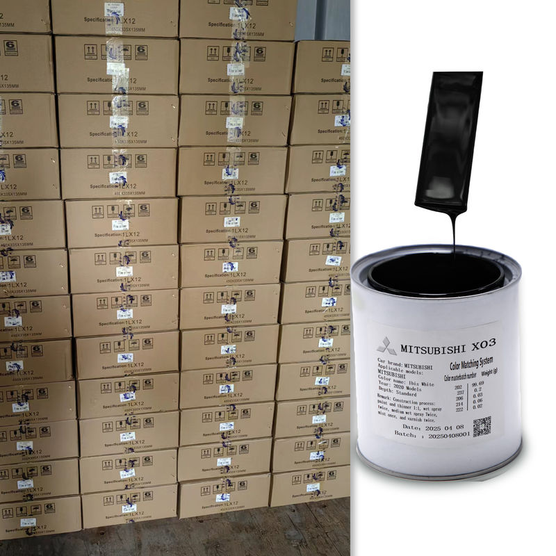 MK105 Anpassbar Farbe Midnight Obsidian OEM Ultra Schwarze Autofarbe