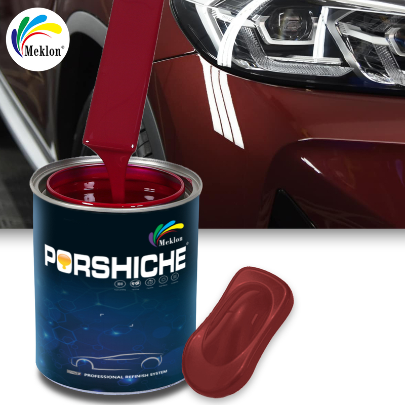 Passen Sie die Original-Fabrikfarbe mit hoher Kosteneffizienz für die Reparatur und Lackierung von weinroten Autos an.