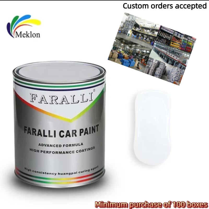 Warm verkaufte Acryl-Autofarbe Flüssige Autofarben Keramikbeschichtung Reine weiße Autofarbe