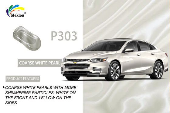 1K Anti-UV Veredelung Autofarbe Grob weiß Perlenfarbe Glanz Außen