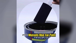 Muschelblauer Autolack OE-Finish